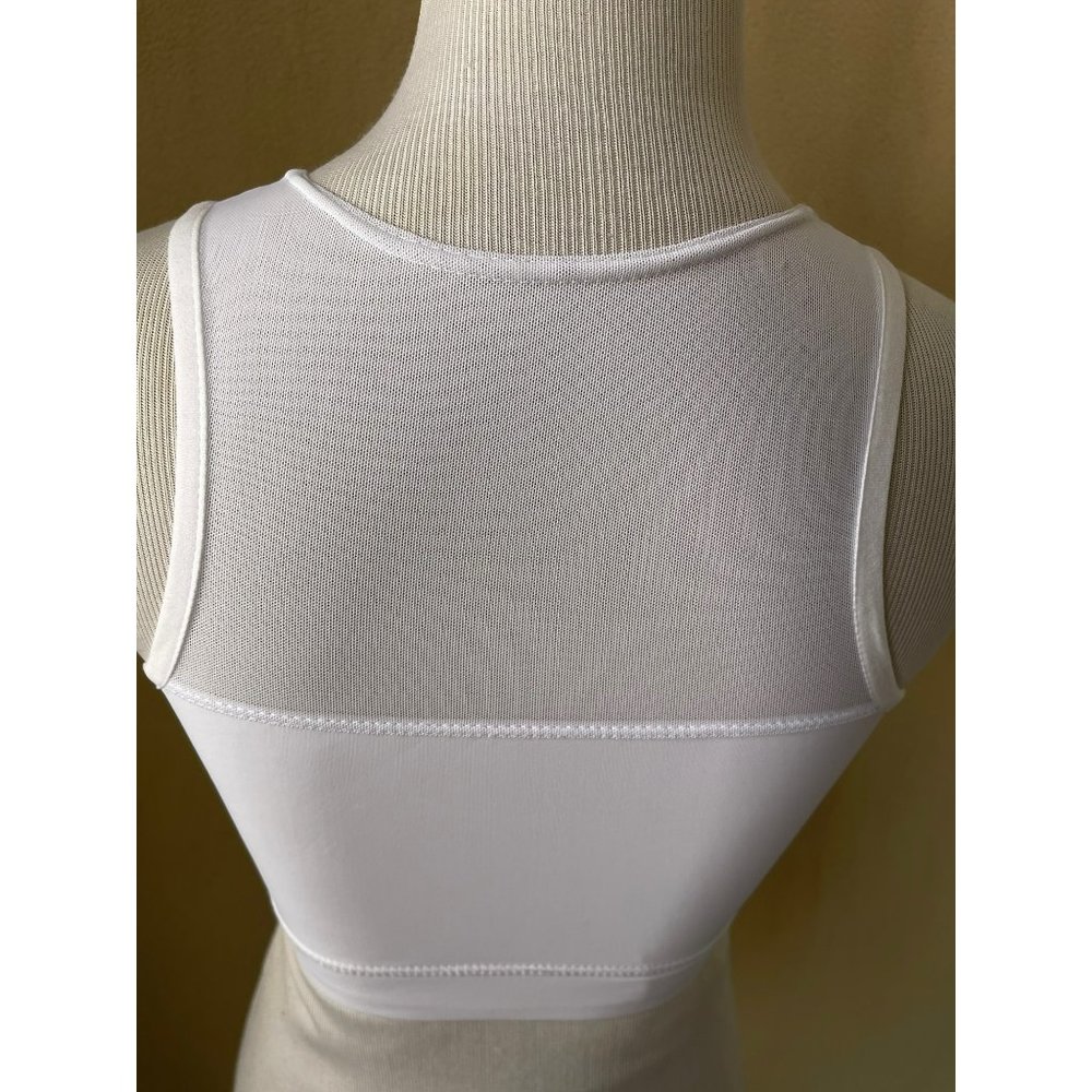 Idtswch White Mesh Back Sport Bra - Picture 5 of 11